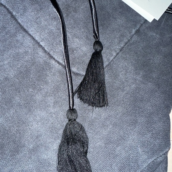 NWT Something Navy Paper bag sweatpants - Picture 9 of 14